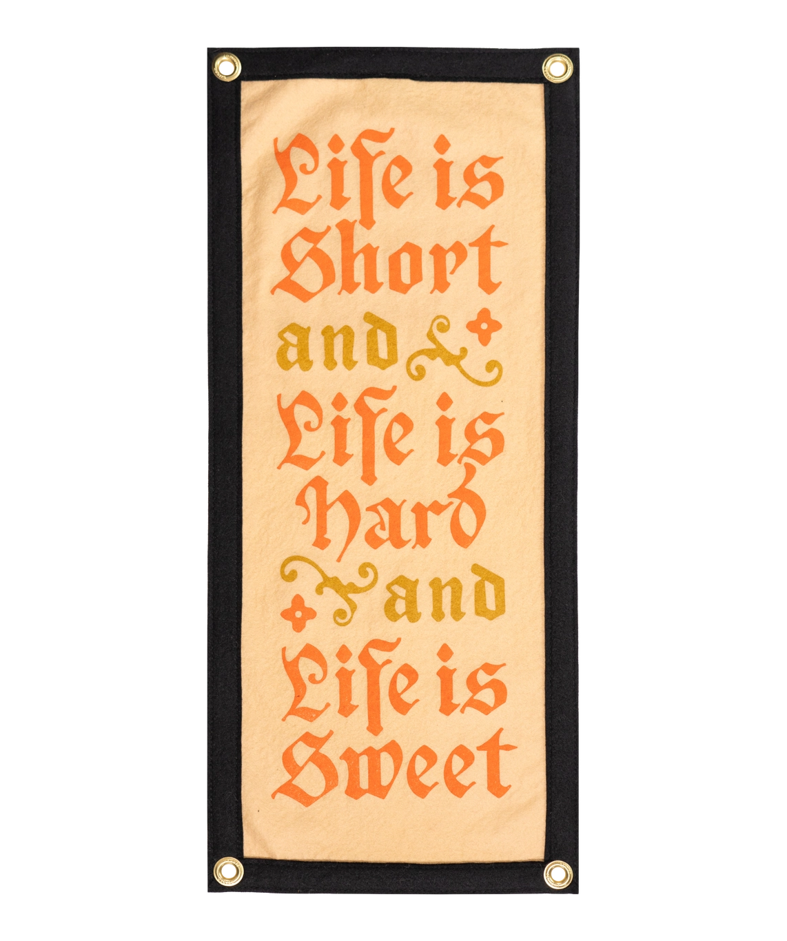 Life Is Short Camp Flag