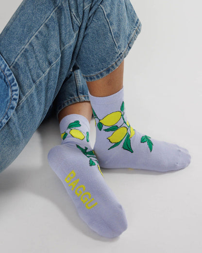 Crew Sock - Lemon Tree