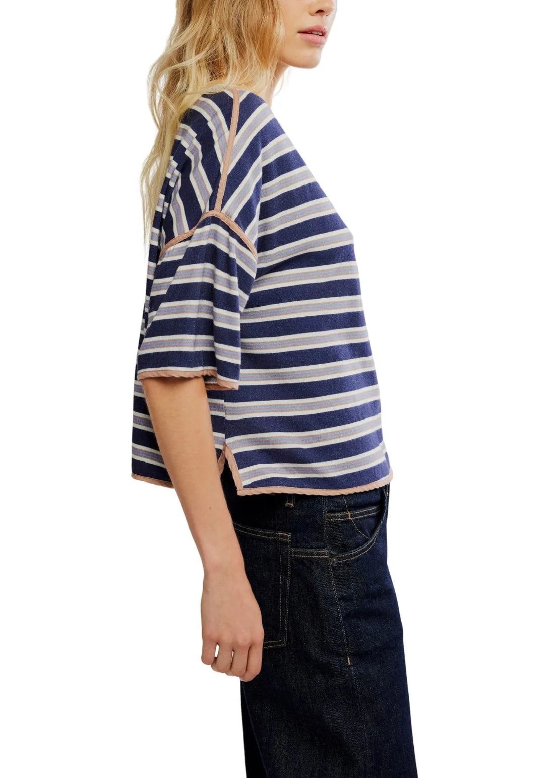 Clean Rugby Tee - Navy Combo