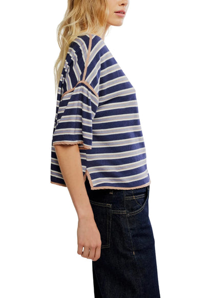 Clean Rugby Tee - Navy Combo