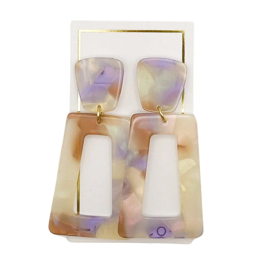 Kennedy Earrings - Lavender Honey