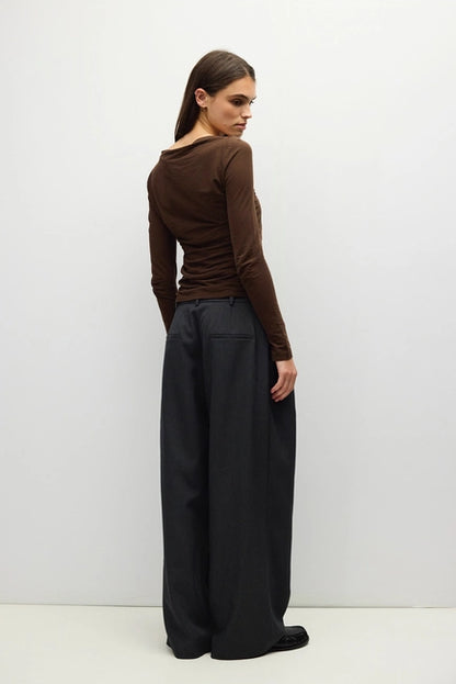 The Hilary Pant - Charcoal