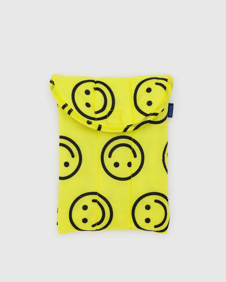 Puffy Tablet Sleeve 8" - Yellow Happy