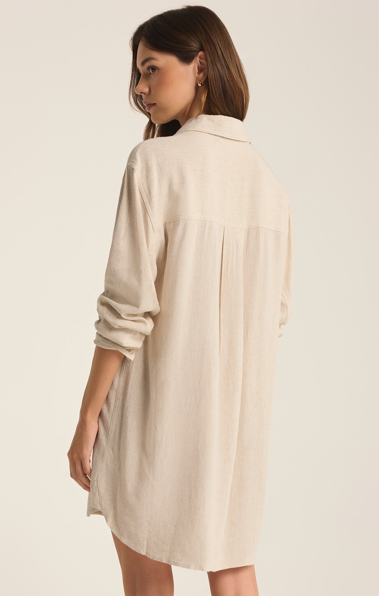 Dover Linen Dress - Flax