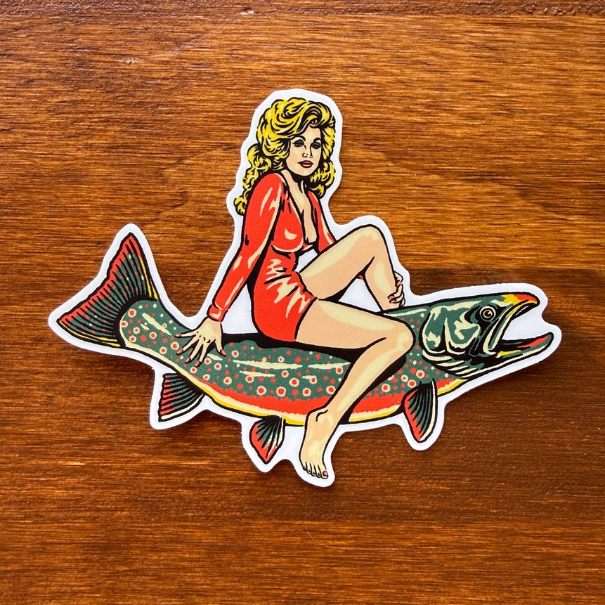 Dolly Varden Matte Vinyl Sticker 3"