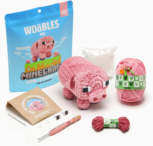 Minecraft Pig Crochet Kit