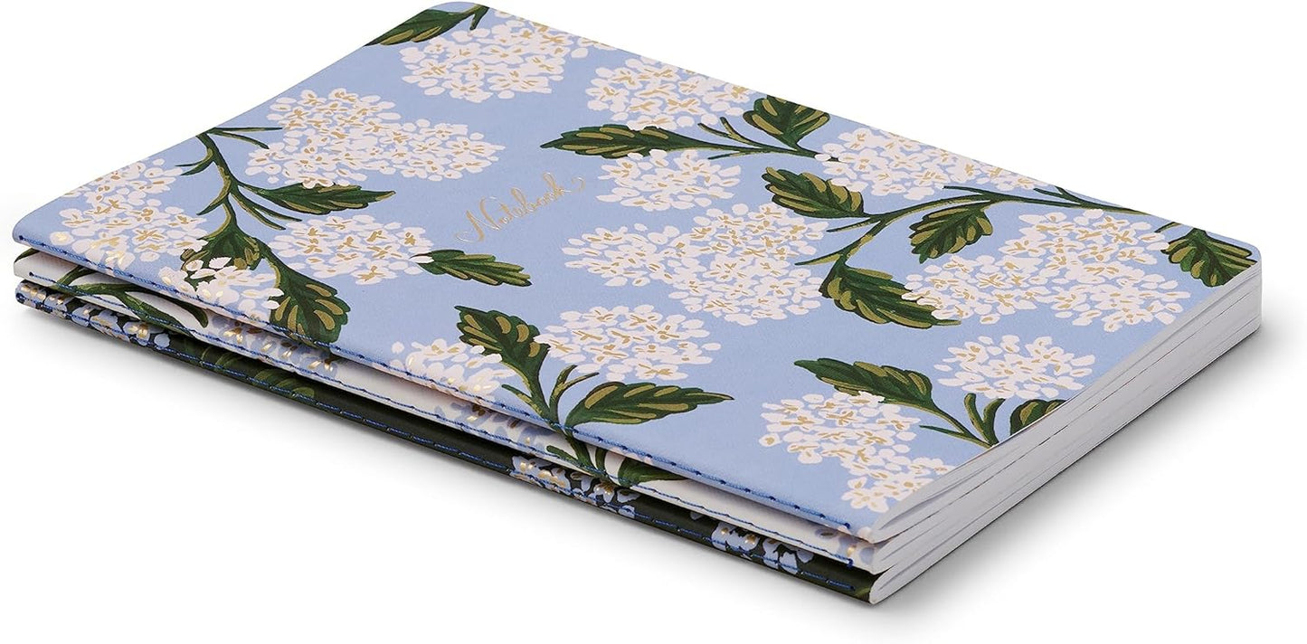 Hydrangea Notebooks Set of 3