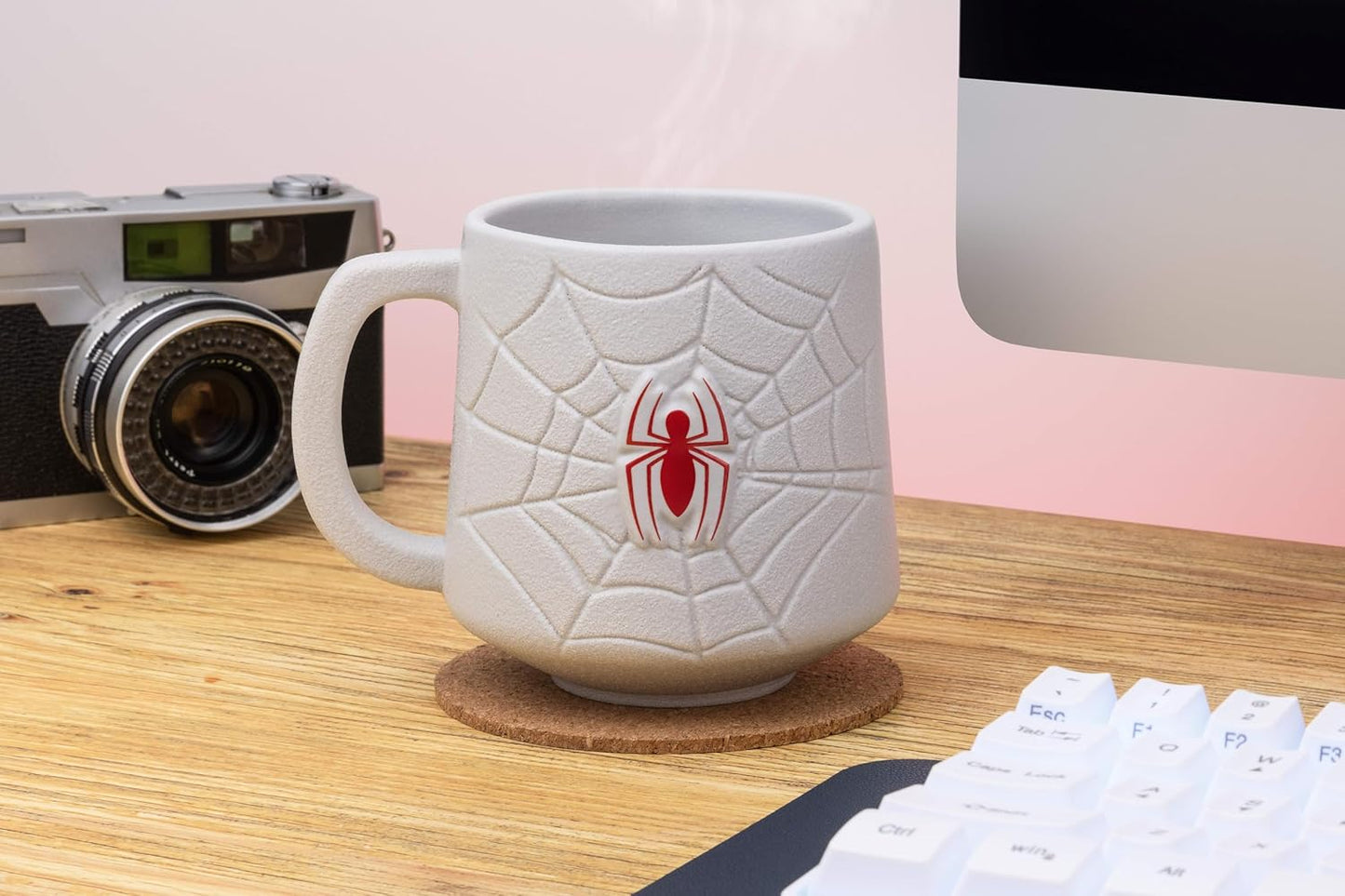 Paladone Spiderman Shaped Mug - 450ml (15 fl oz) Ceramic Mug