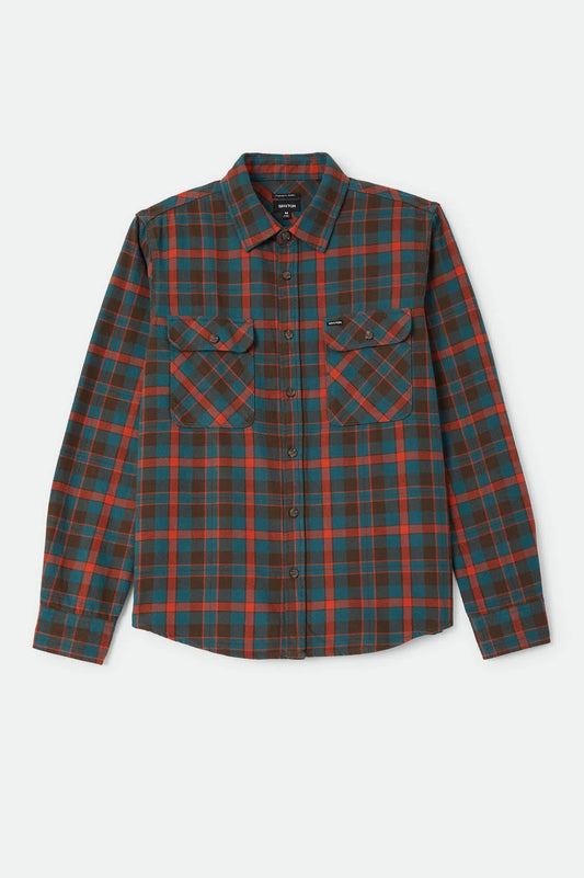 Bowery Flannel - Walnut Brown/Ultra Marine