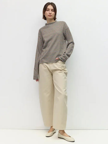 The Cierra Sweater - Brown/Blue