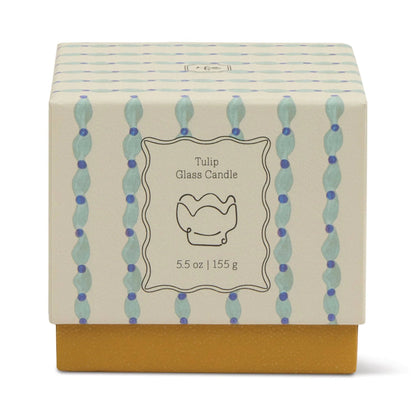 Tulip 5.5oz Glass Candle - Wisteria & Willow