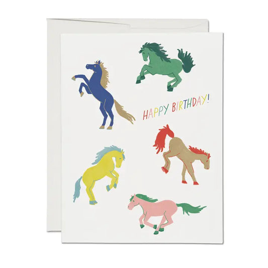 Wild Horses Card