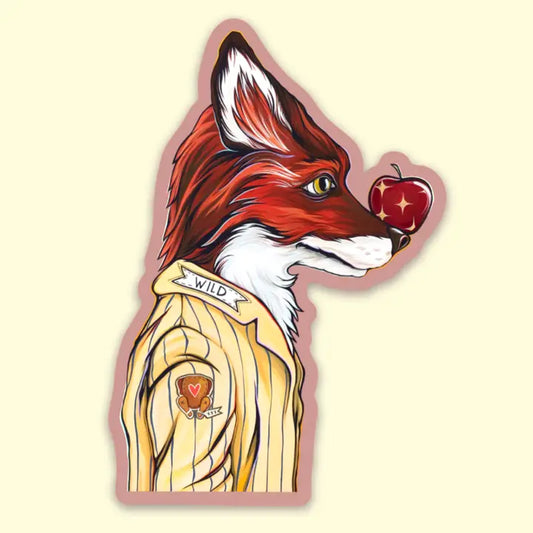 Mr. Fox 3" Vinyl Cut Sticker
