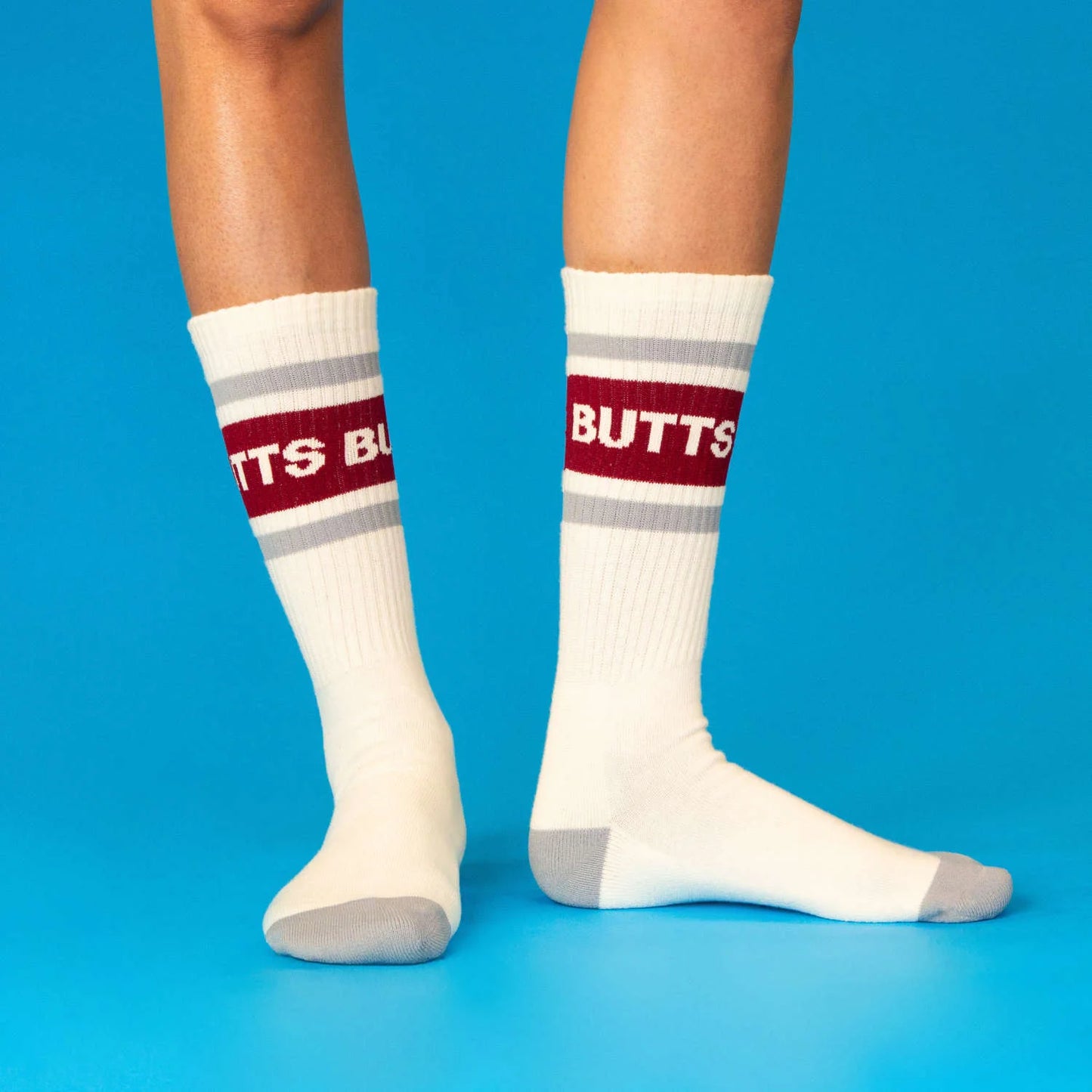 Butts Gym Crew Socks