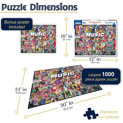 Music 1000pc Puzzle