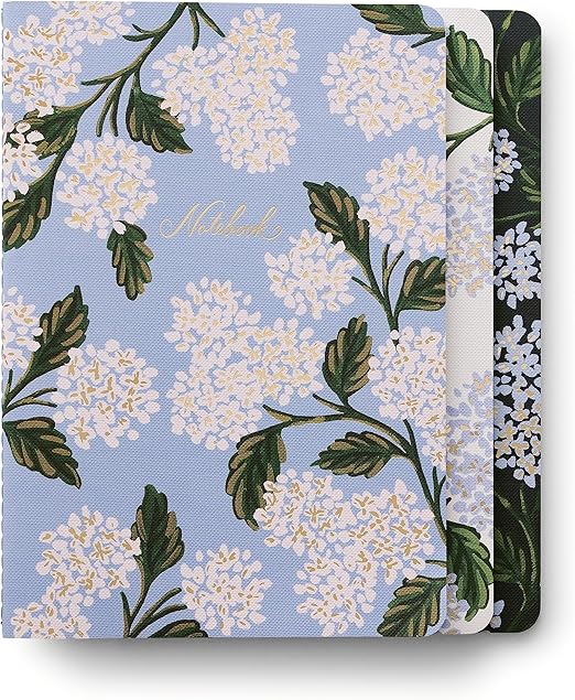 Hydrangea Notebooks Set of 3