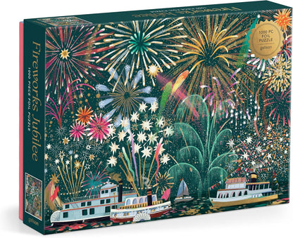 Fireworks Jubilee – 1000 Piece Foil Jigsaw Puzzle