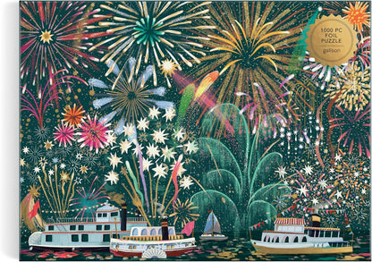 Fireworks Jubilee – 1000 Piece Foil Jigsaw Puzzle