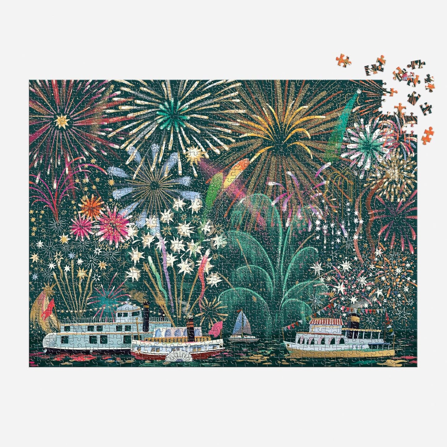 Fireworks Jubilee – 1000 Piece Foil Jigsaw Puzzle