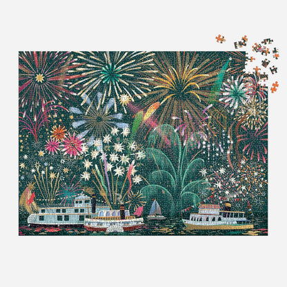 Fireworks Jubilee – 1000 Piece Foil Jigsaw Puzzle