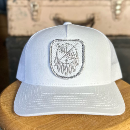 White Osage Trucker - White