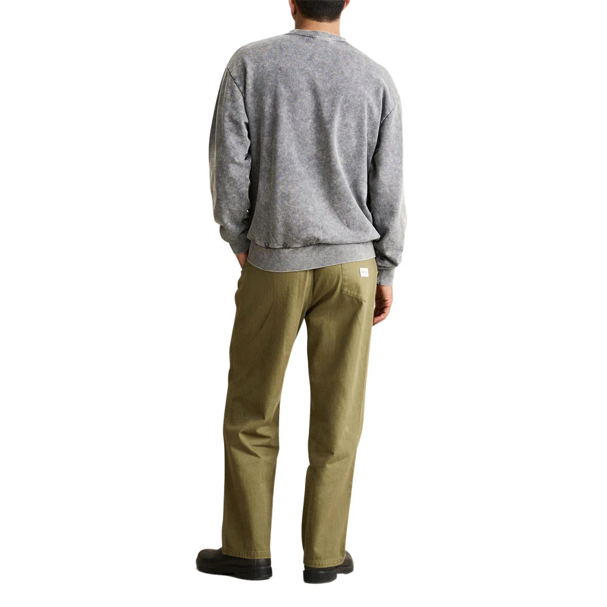 Essential Herringbone Jam Pant - Olive