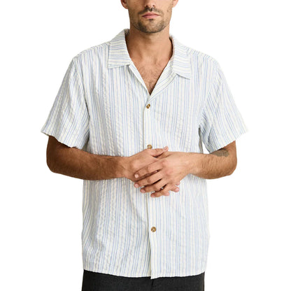 Novelty Stripe SS Shirt - White