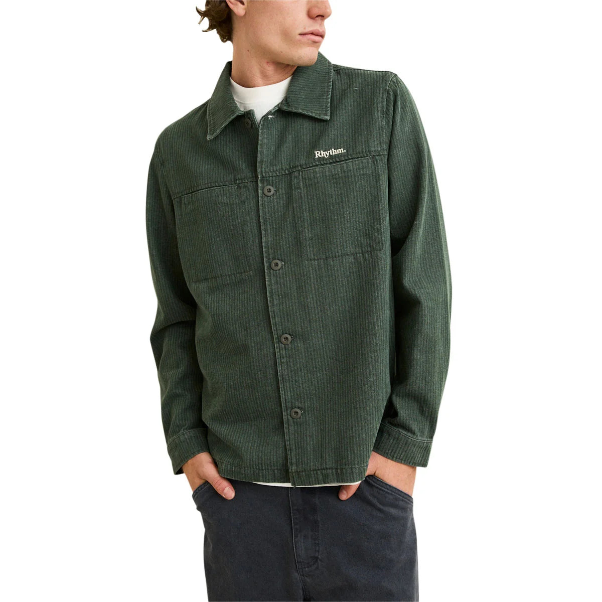 Harlan L/S Shirt - Olive