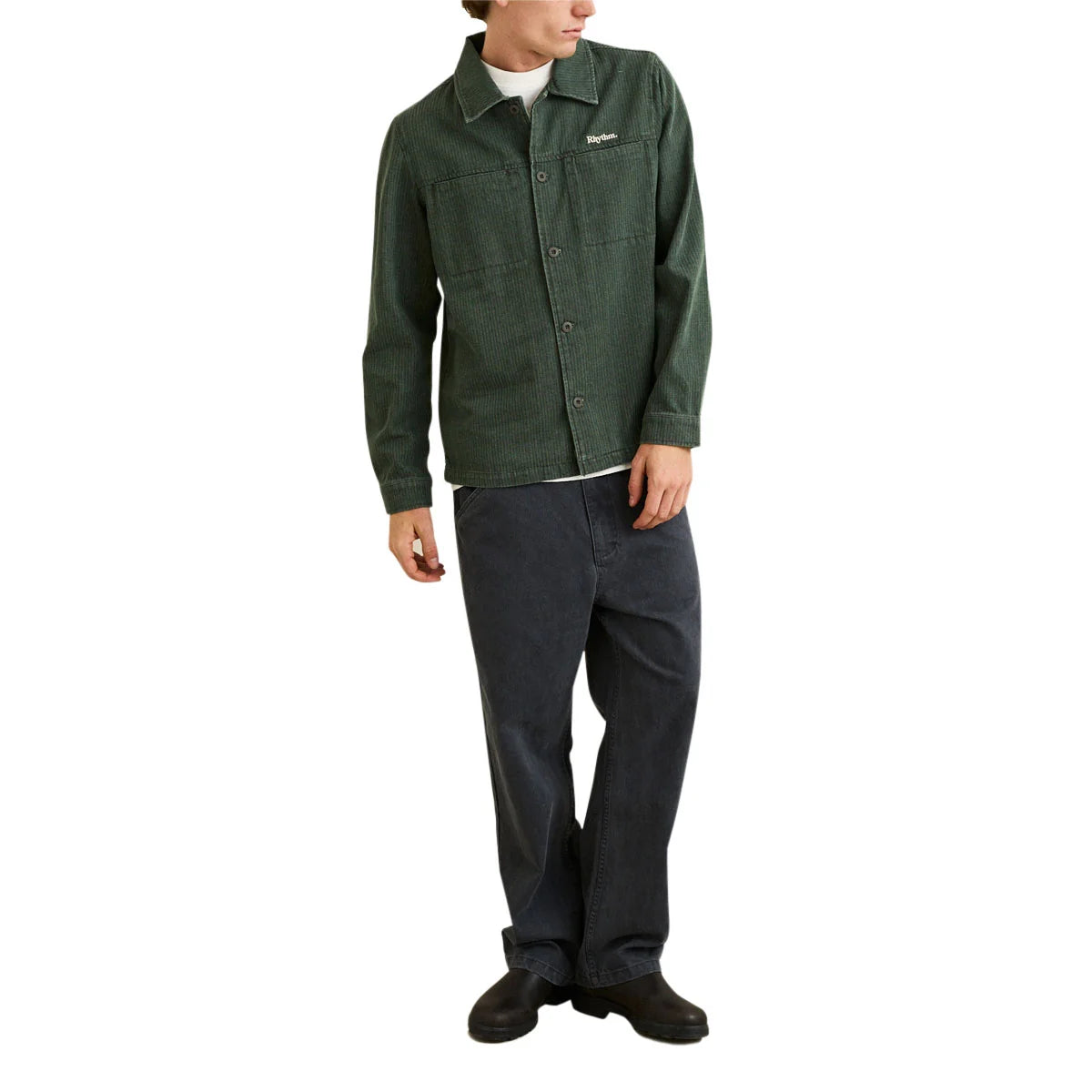 Harlan L/S Shirt - Olive