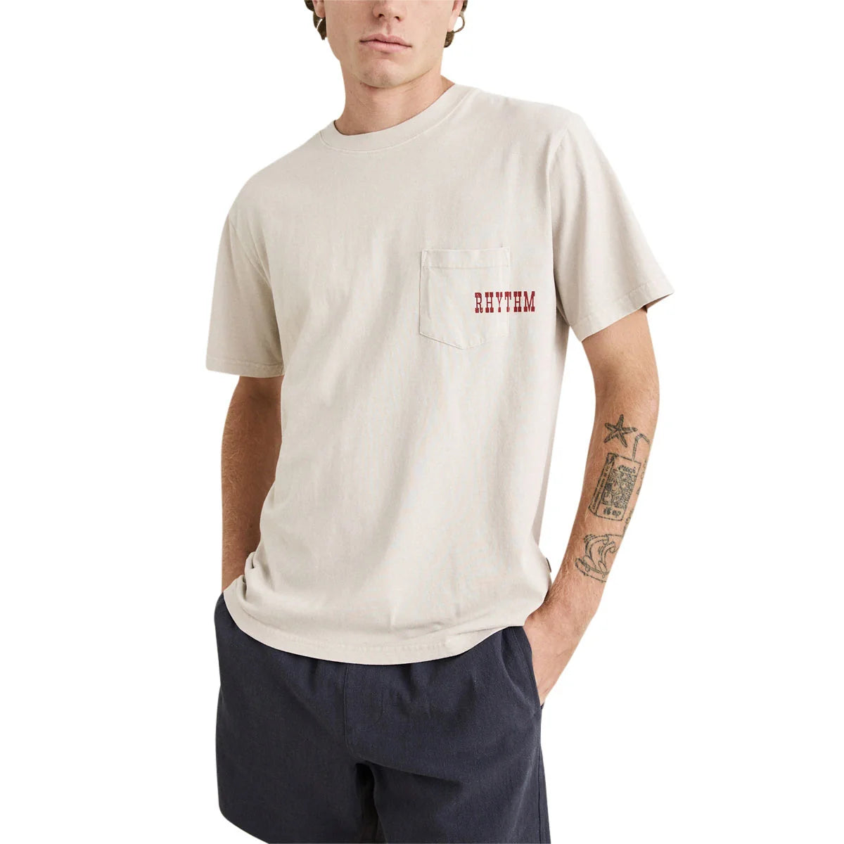 Durango Vintage Pocket T-Shirt - Moonstone