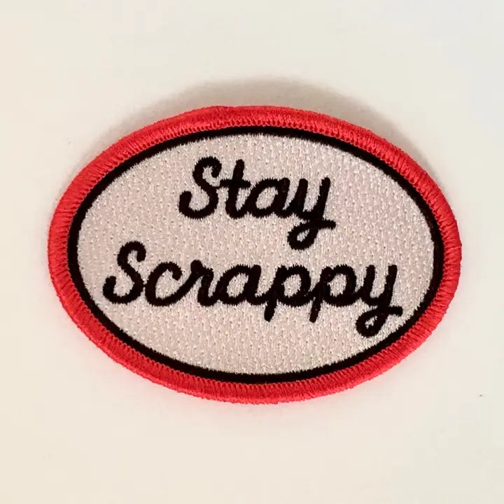 Stay Scrappy Iron On Patch