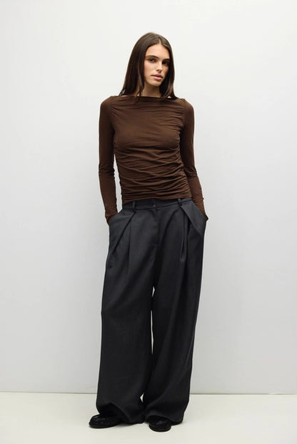 The Hilary Pant - Charcoal