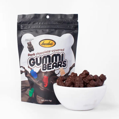 Dark Chocolate Gummi Bears - 6oz