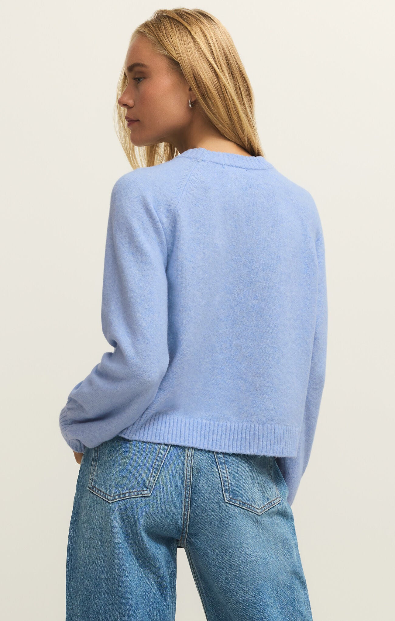 Coming Up Sweater - Blue Light