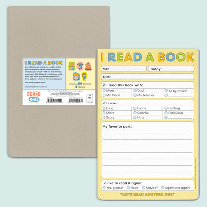 I Read a Book Playtime Pad with Sticker Sheet