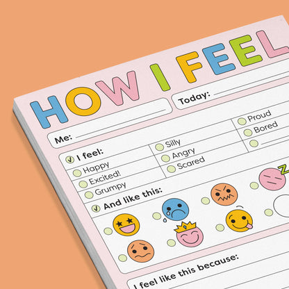 How I Feel Today Playtime Pad with Sticker Sheet