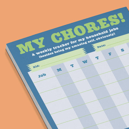 My Chores Weekly Tracker Pad Can-Do Pad with Sticker Sheet