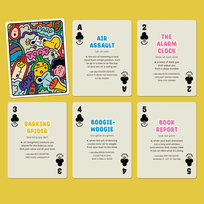 52 Farts Playing Cards