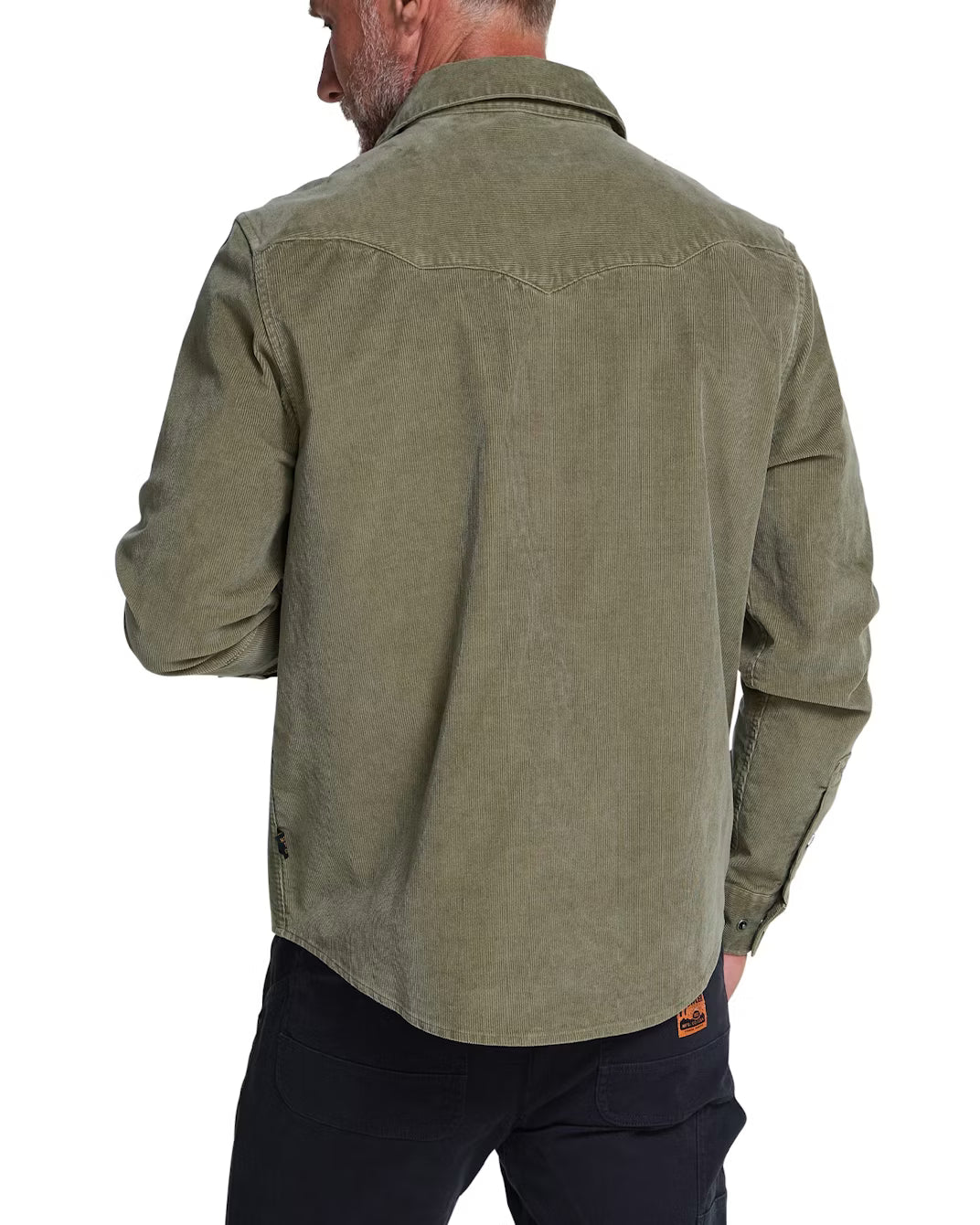 Banning Corduroy Snapshirt - Aloe