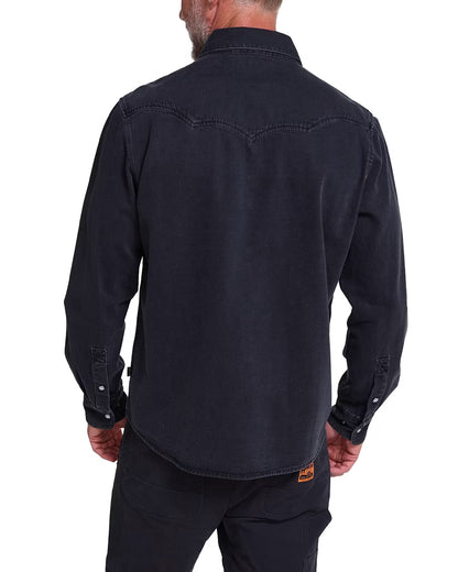Dust Up Denim Snapshirt - Morrison Black Wash