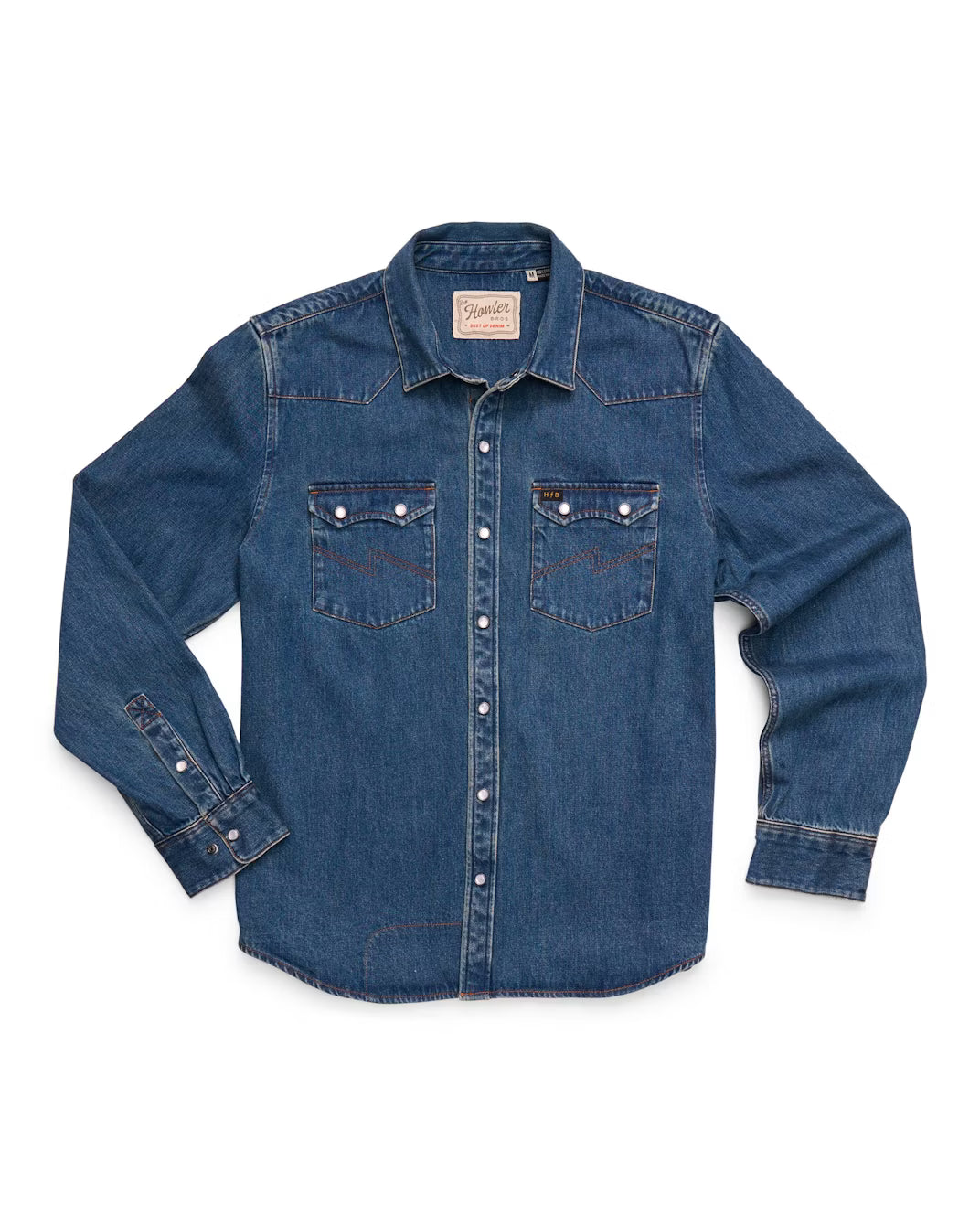 Dust Up Denim Snapshirt - Bolan Classic Wash