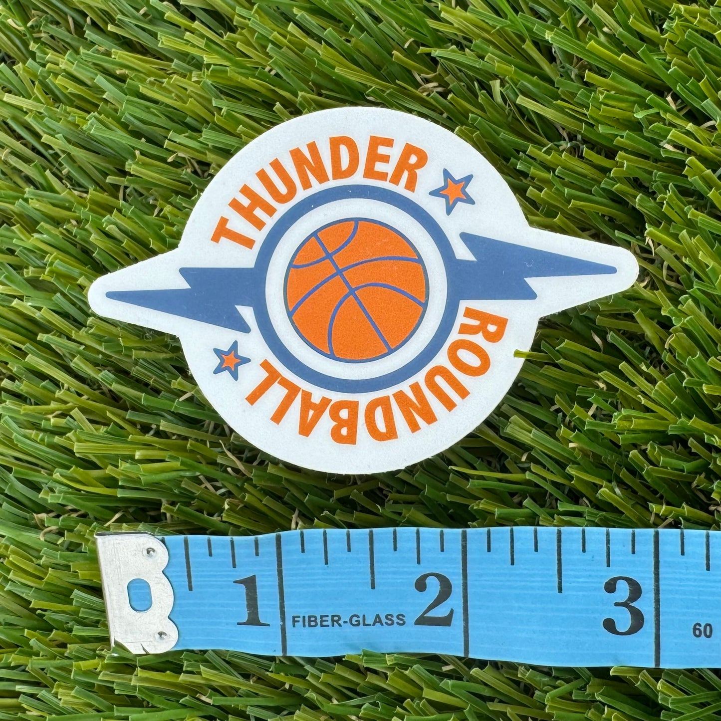 Thunder Roundball Sticker