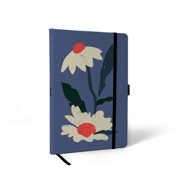 Daisy Stem Soft Touch Hardbound Layflat Notebook
