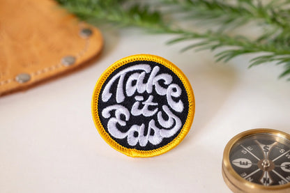 Round Take it Easy Patch