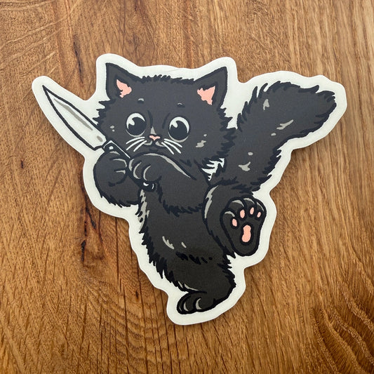 Rat Patrol Rookie - 4in Matte Vinyl Cat Sticker