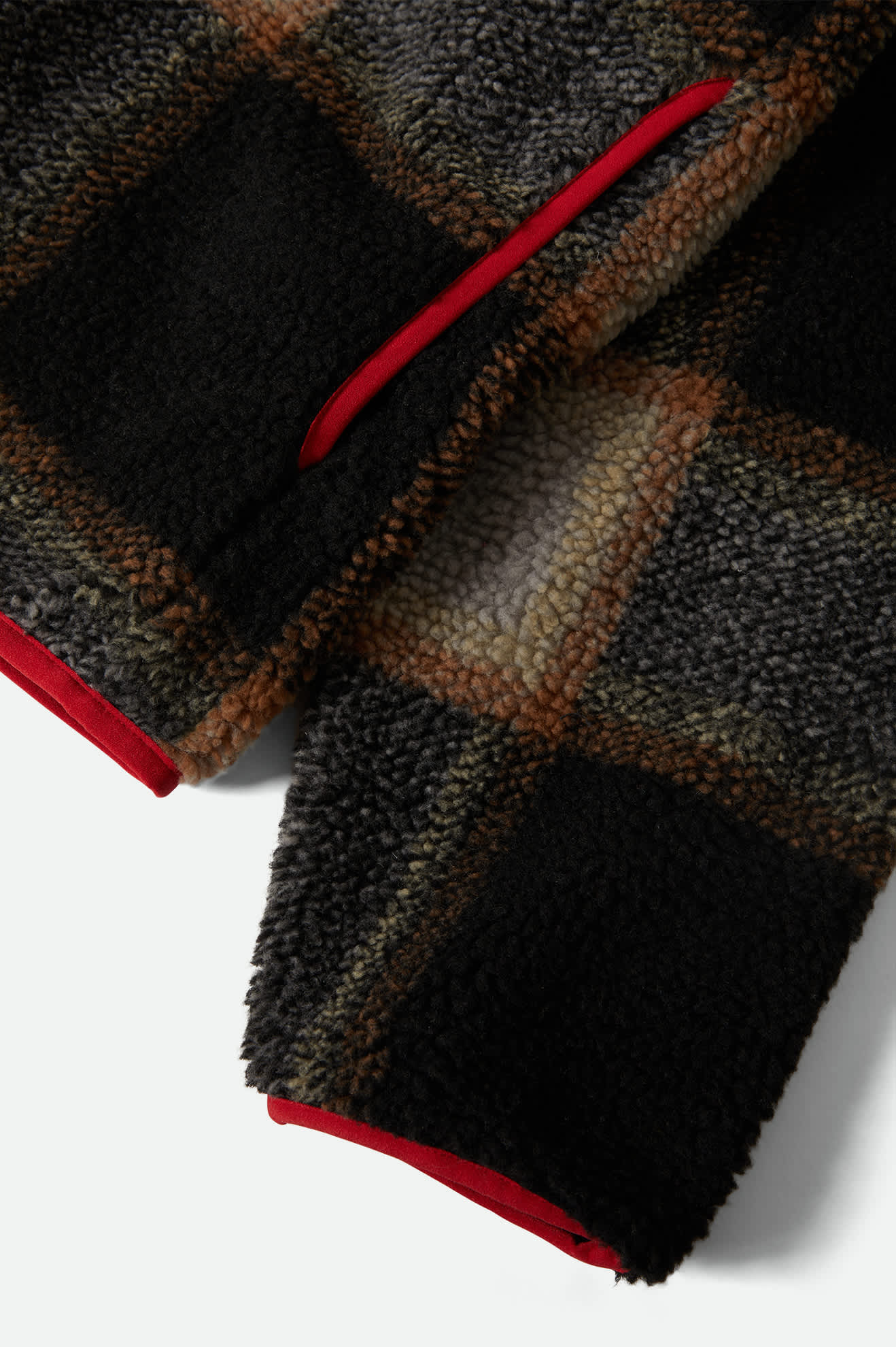 Buffalo Plaid Sherpa - Black/Cream