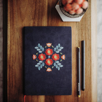 Evelyn Embroidered Notebook