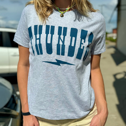 Cropped Thunder Western Tee