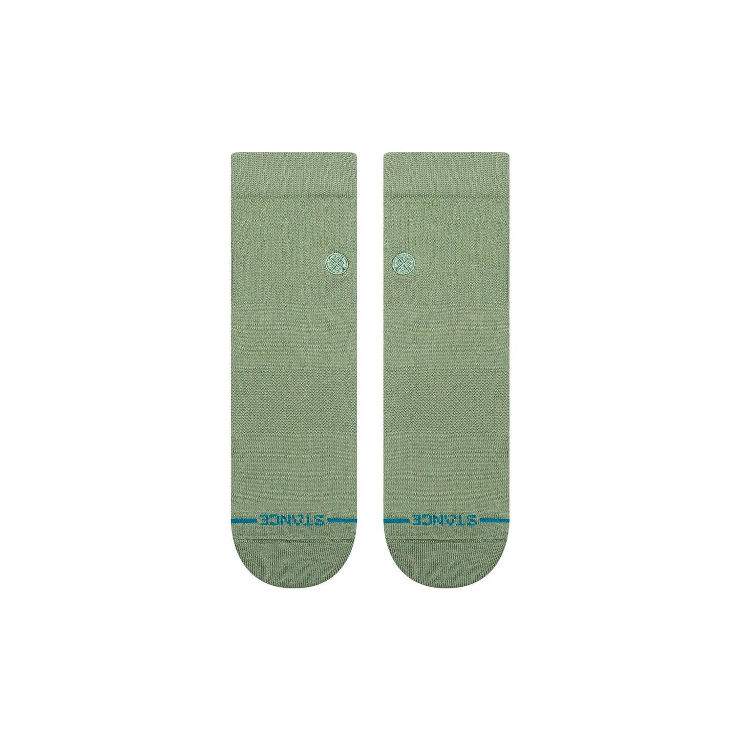 Icon Quarter Socks - Sage - LG