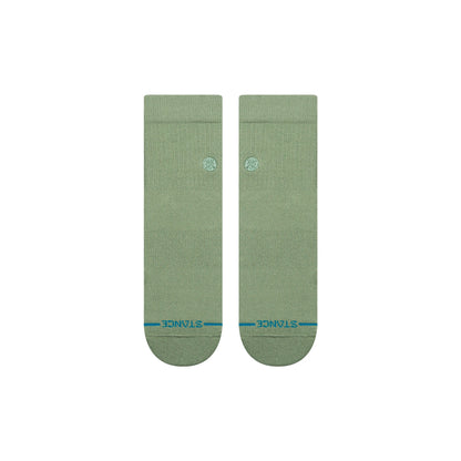 Icon Quarter Socks - Sage - LG